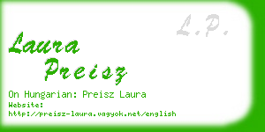 laura preisz business card